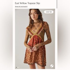 Free People East Willow Trapeze Slip